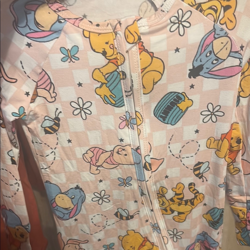 Disney Pastel Baby Romper with Winnie the Pooh